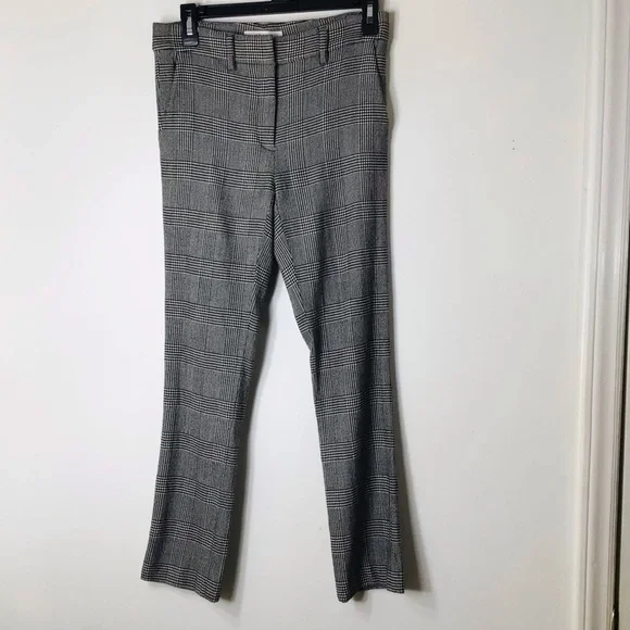 Frame pants women 0 Virgin wool black white check soft classic - Picture 5 of 9
